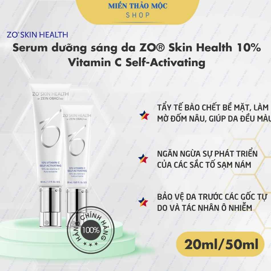 Serum dưỡng sáng da ZO® Skin Health 10% Vitamin C Self-Activating