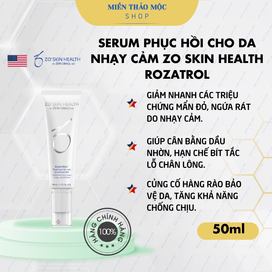 Serum phục hồi cho da nhạy cảm Zo Skin Health ROZATROL