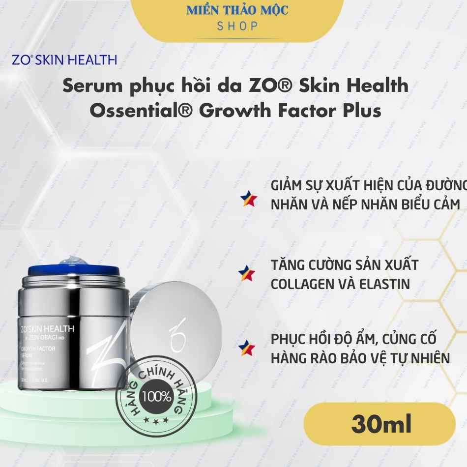 Serum phục hồi da ZO® Skin Health Ossential® Growth Factor Plus