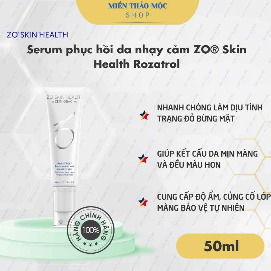Serum phục hồi da nhạy cảm ZO® Skin Health Rozatrol