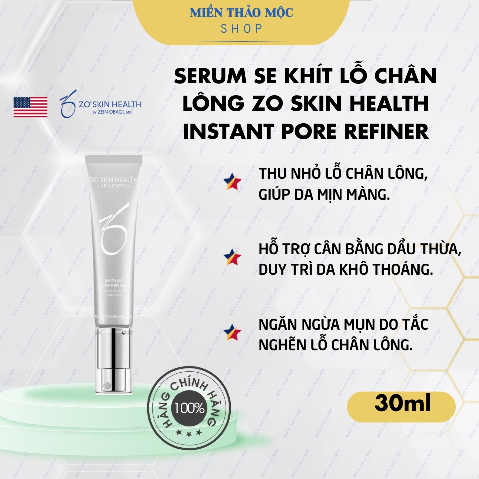 Serum se khít lỗ chân lông Zo Skin Health INSTANT PORE REFINER