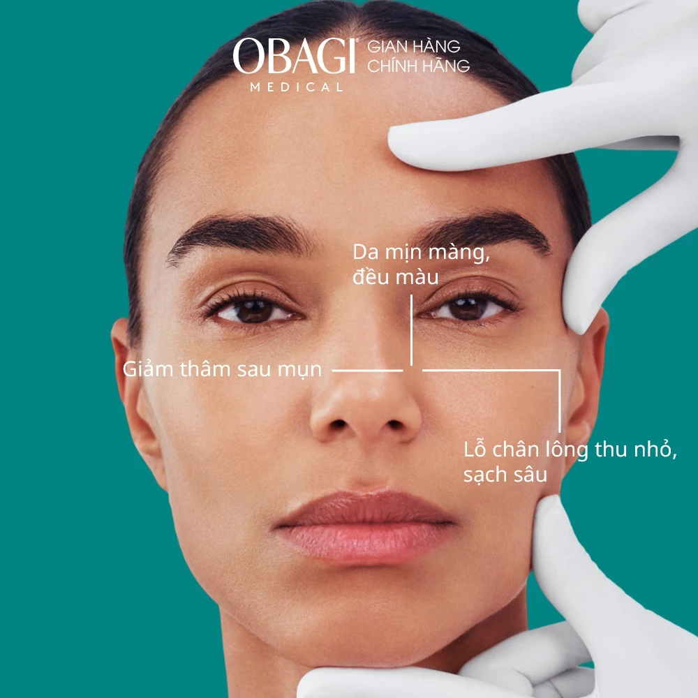 Sữa Rửa Mặt Tẩy Tế Bào Chết Cho Da Dầu Mụn Obagi CLENZIderm M.D. Foaming Blemish