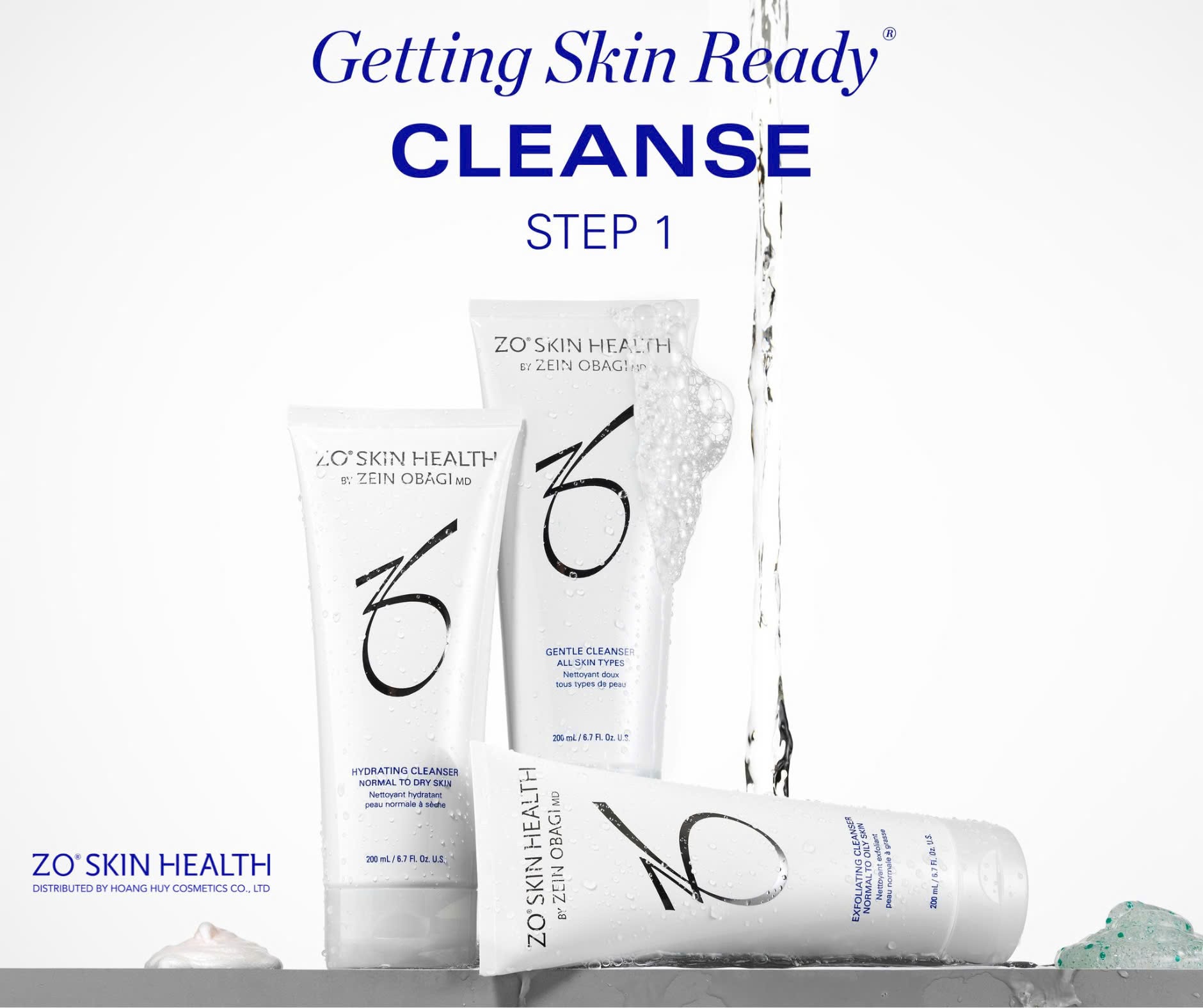 Sữa rửa mặt cho mọi loại da Zo Skin Health GENTLE CLEANSER