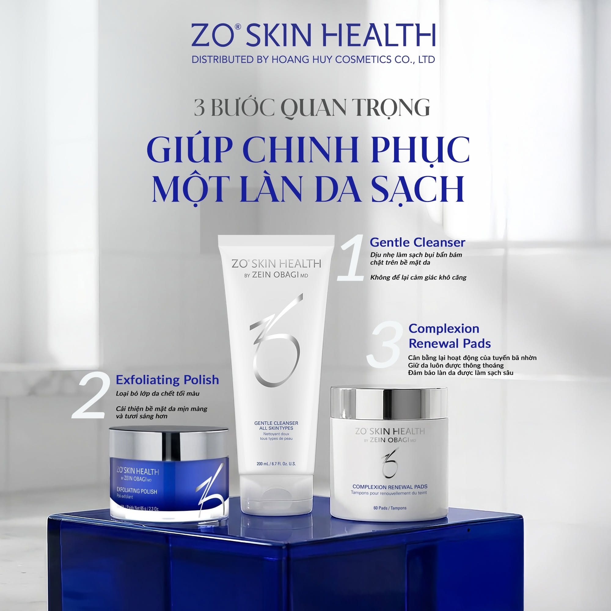 Sữa rửa mặt cho mọi loại da Zo Skin Health GENTLE CLEANSER