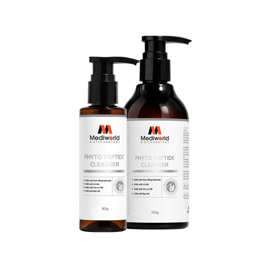 Sữa rửa mặt làm sạch dưỡng da mịn màng Mediworld Phyto Peptide Cleanser
