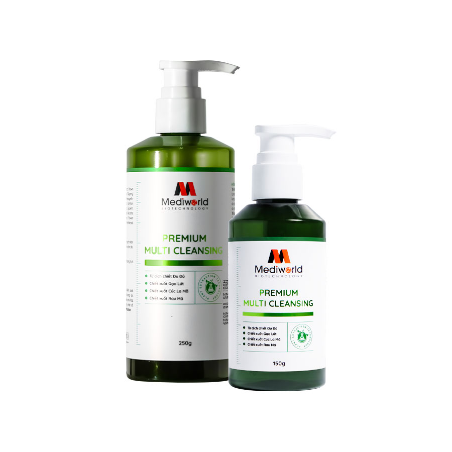 Sữa rửa mặt làm sạch sâu 2 trong 1 Mediworld Premium Multi Cleansing