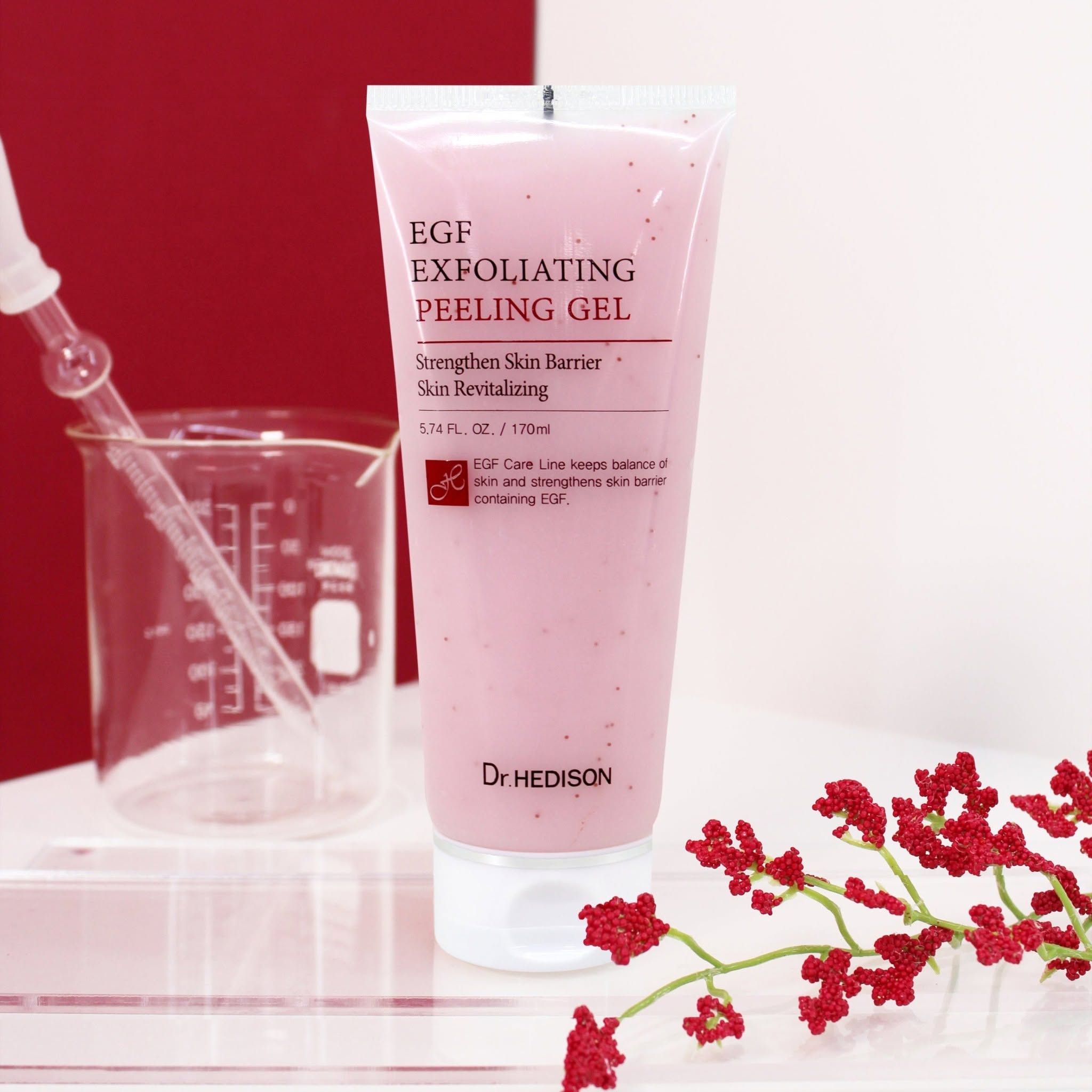 Tẩy Tế Bào Chết Phục Hồi Da EGF Exfoliating Peeling Gel Dr.Hedison 170ml