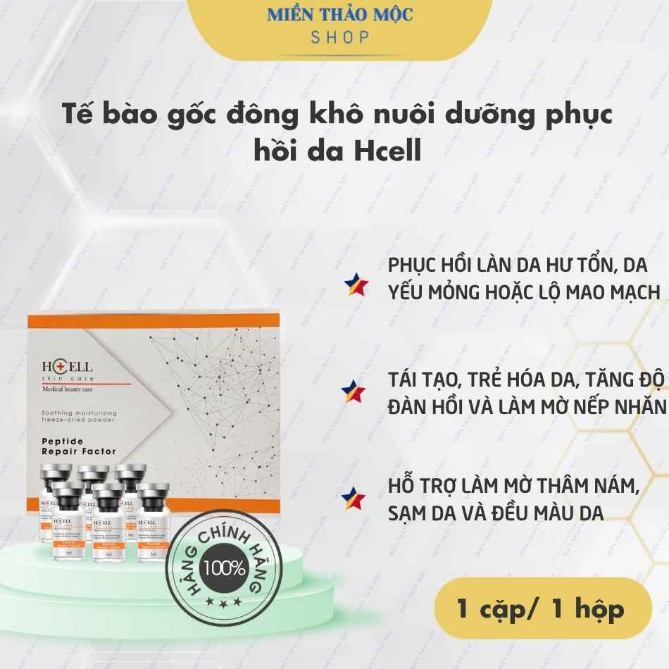 Tế bào gốc đông khô nuôi dưỡng phục hồi da Hcell