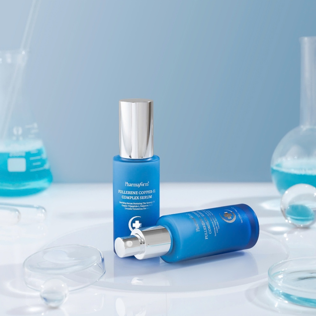 Tinh Chất Dưỡng Ẩm, Làm Dịu Và Chăm Sóc Da Lão Hóa Pharmaform Fullerene Copper-11 Complex Serum
