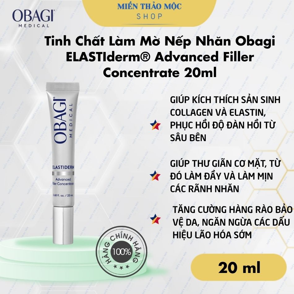 Tinh Chất Làm Mờ Nếp Nhăn, Trẻ Hóa Da Obagi ELASTIderm® Advanced Filler Concentrate 20ml