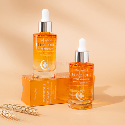 Tinh chất làm dịu da ngừa lão hóa da Pharmaform B9 Propolis Vital Ampoule 50ml