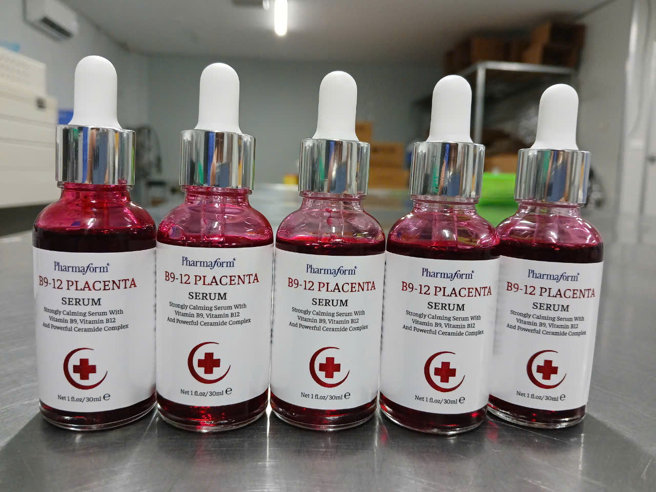 Tinh chất phục hồi da nhạy cảm tổn thương Pharmaform B9-12 Placenta Serum