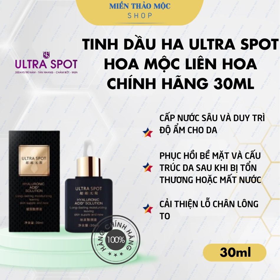 Tinh dầu HA Ultra Spot Hoa Mộc Liên Hoa chính hãng 30ml