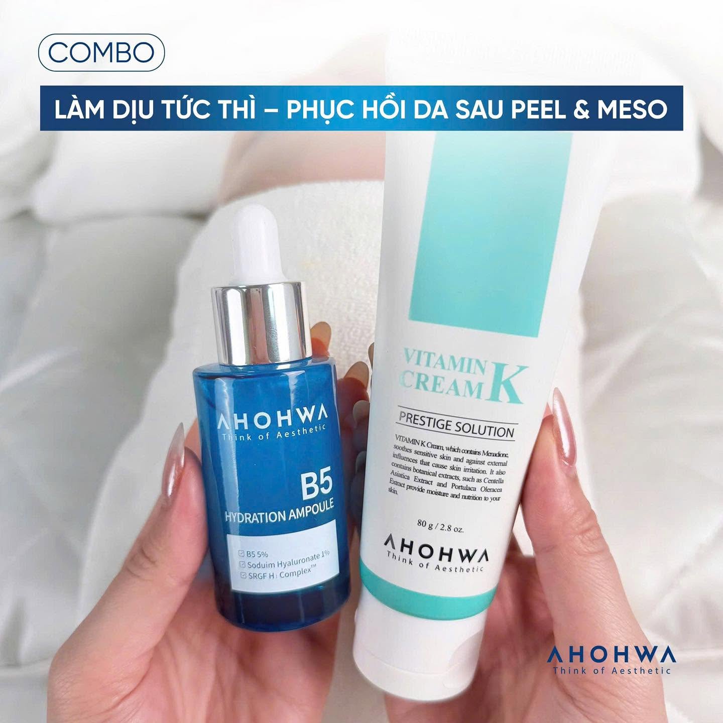 Tinh chất ampoule B5 cấp ẩm phục hồi da Ahohwa Hydration Ampoule B5
