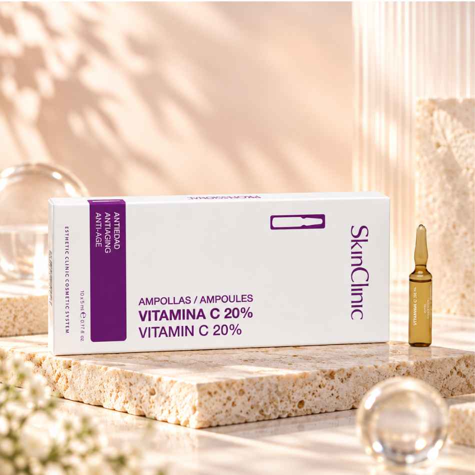 Tinh chất ampoule làm chậm quá trình lão hóa hỗ trợ sáng da SkinClinic Vitamin C 20%