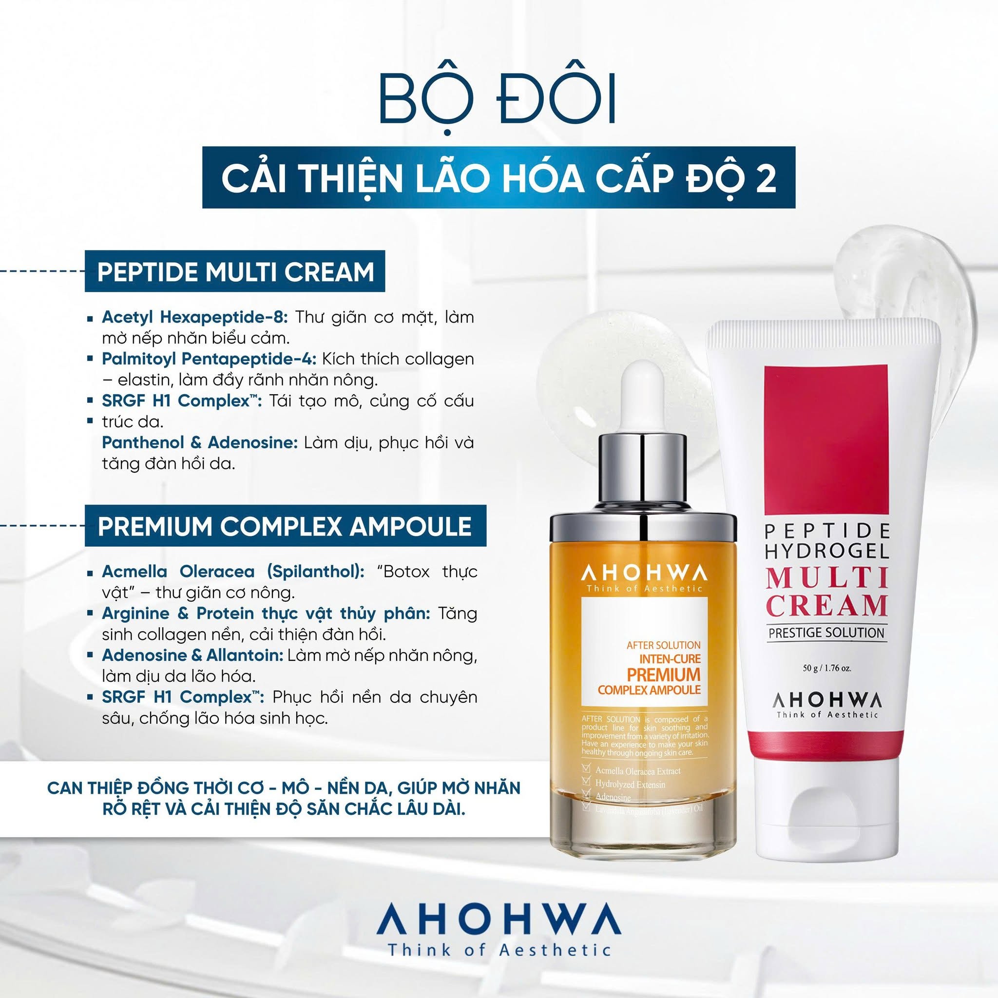 Tinh chất chống lão hóa cải thiện nếp nhăn Ahohwa After Solution Inten-Cure Premium Complex Ampoule