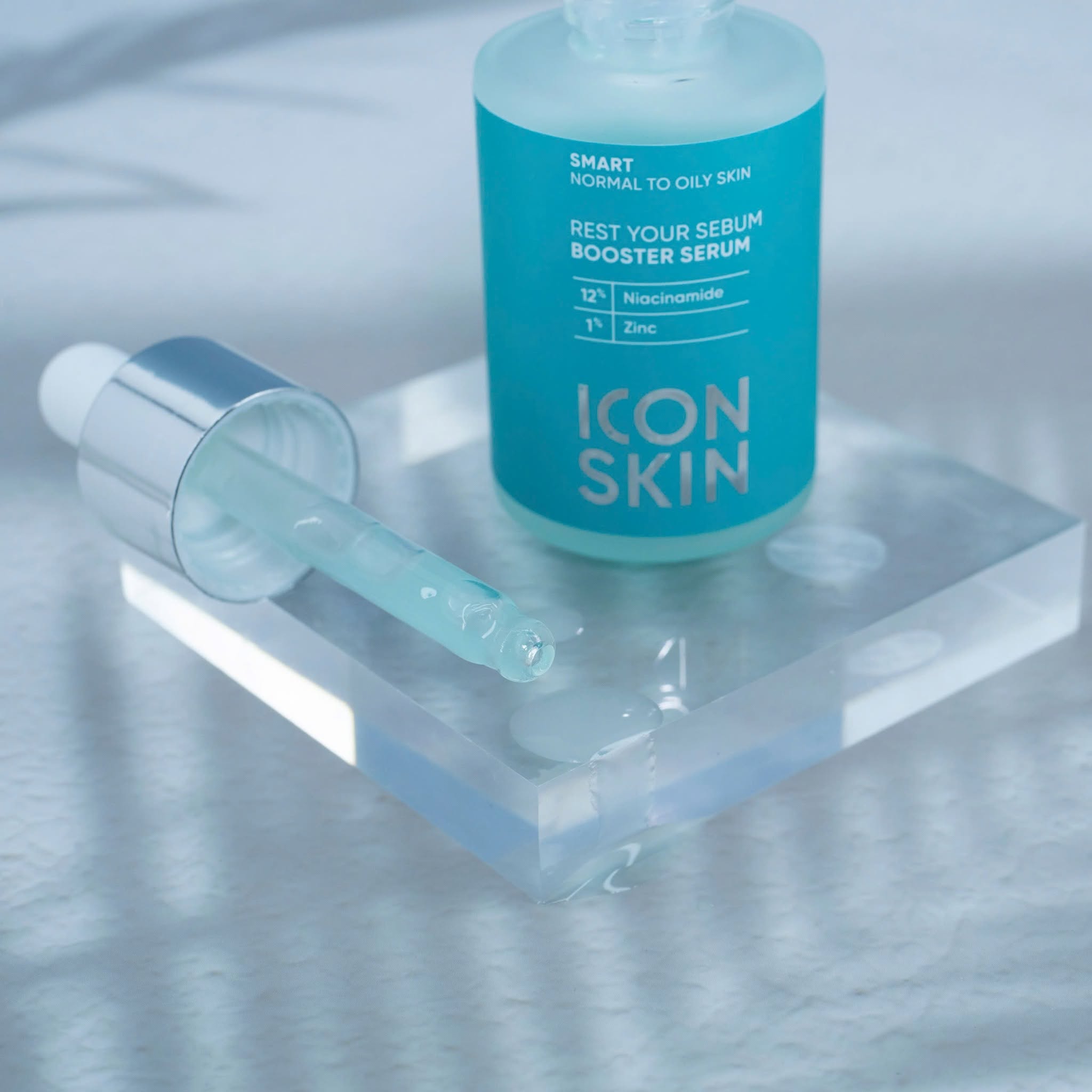 Tinh chất chuyên sâu cho da dầu và mụn Icon Skin Rest Your Sebum Booster Serum 12% Niacinamide