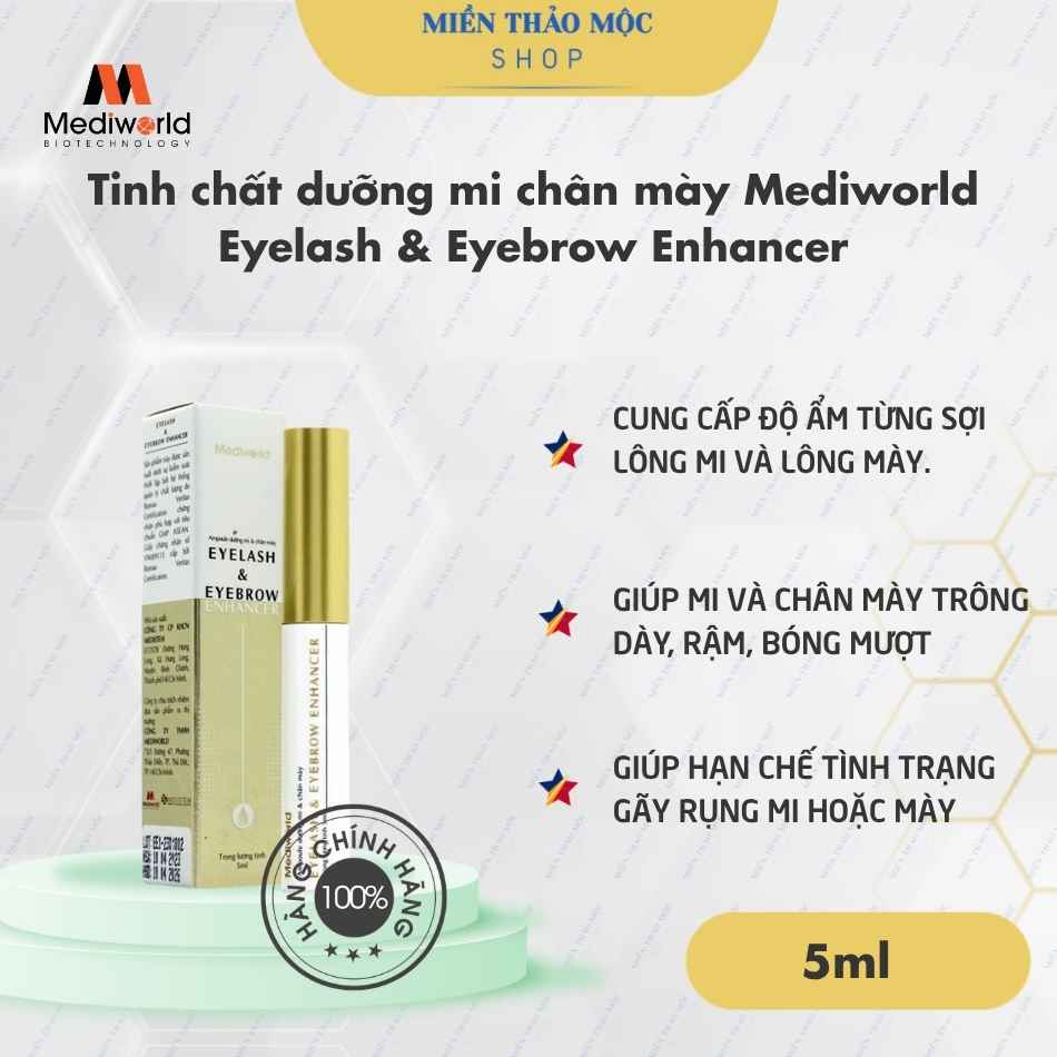 Tinh chất dưỡng mi chân mày Mediworld Eyelash & Eyebrow Enhancer