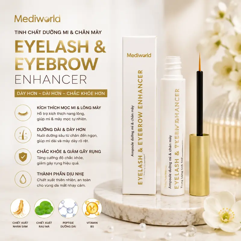 Tinh chất dưỡng mi chân mày Mediworld Eyelash & Eyebrow Enhancer 5ml