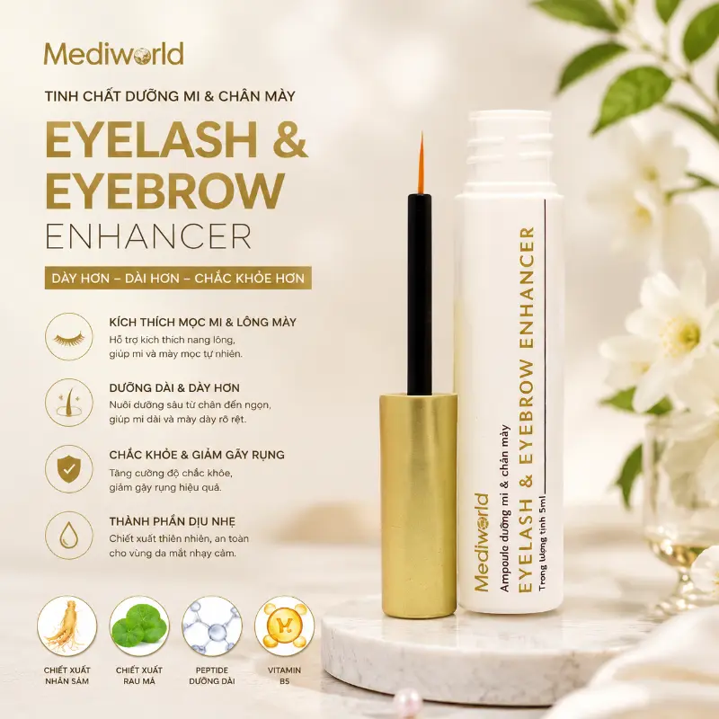 Tinh chất dưỡng mi chân mày Mediworld Eyelash & Eyebrow Enhancer 5ml