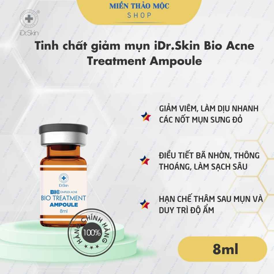 Tinh chất giảm mụn iDr.Skin Bio Acne Treatment Ampoule