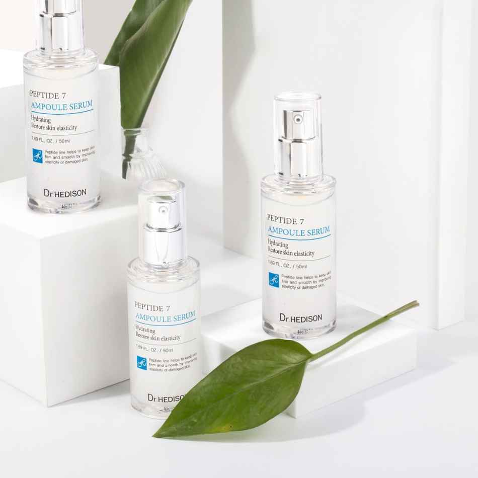 Tinh chất giảm nếp nhăn, tăng đàn hồi cho da lão hóa Dr.HEDISON Peptide 7 Ampoule Serum