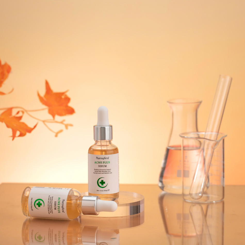 Tinh chất kiềm dầu mờ thâm ngăn ngừa mụn Pharmaform Acne Clarifying Plus Serum