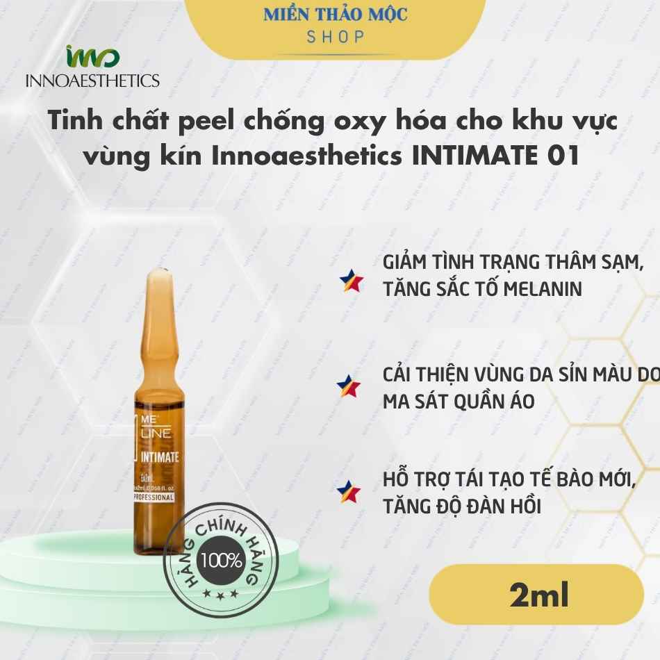 Tinh chất peel chống oxy hóa cho khu vực vùng kín Innoaesthetics INTIMATE 01 (tách lẻ)