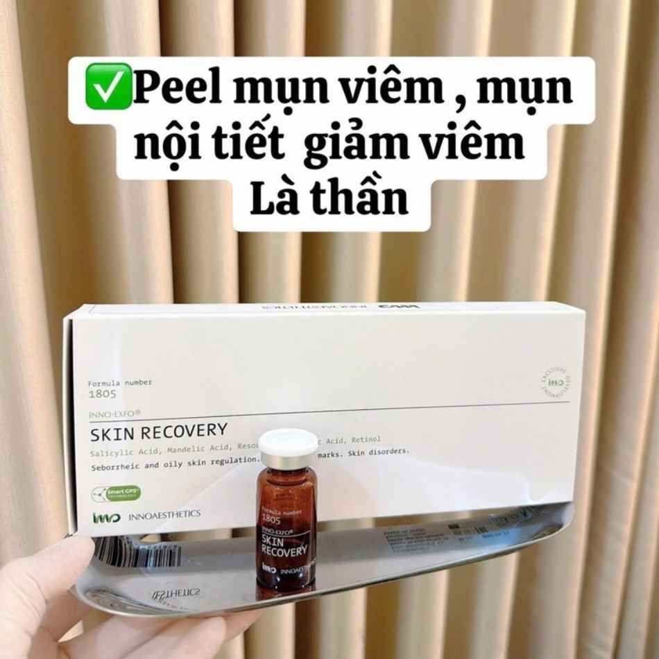 Tinh chất peel da mụn trứng cá mụn viêm Innoaesthetics SKIN RECOVERY (nguyên hộp)