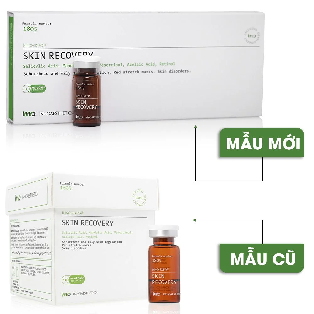 Tinh chất peel da mụn trứng cá mụn viêm Innoaesthetics SKIN RECOVERY (nguyên hộp)