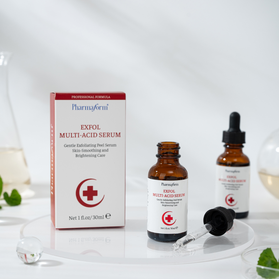 Tinh chất peel hỗ trợ làm sạch tế bào chết, mịn da và đều màu Pharmaform Exfol Multi-Acid Peel