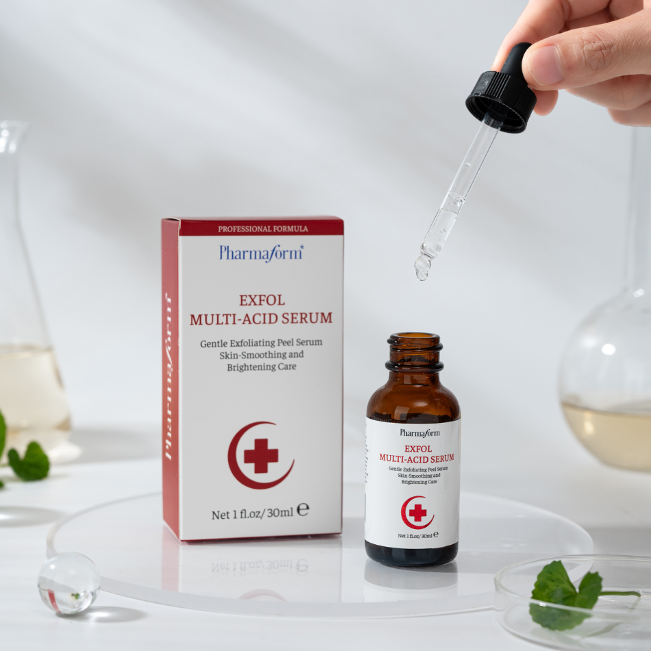 Tinh chất peel hỗ trợ làm sạch tế bào chết, mịn da và đều màu Pharmaform Exfol Multi-Acid Peel