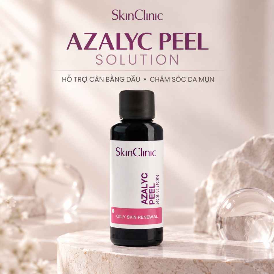Tinh chất peel không bong điều tiết bã nhờn ức chế hình thành mụn SkinClinic Azalyc Peel Solution