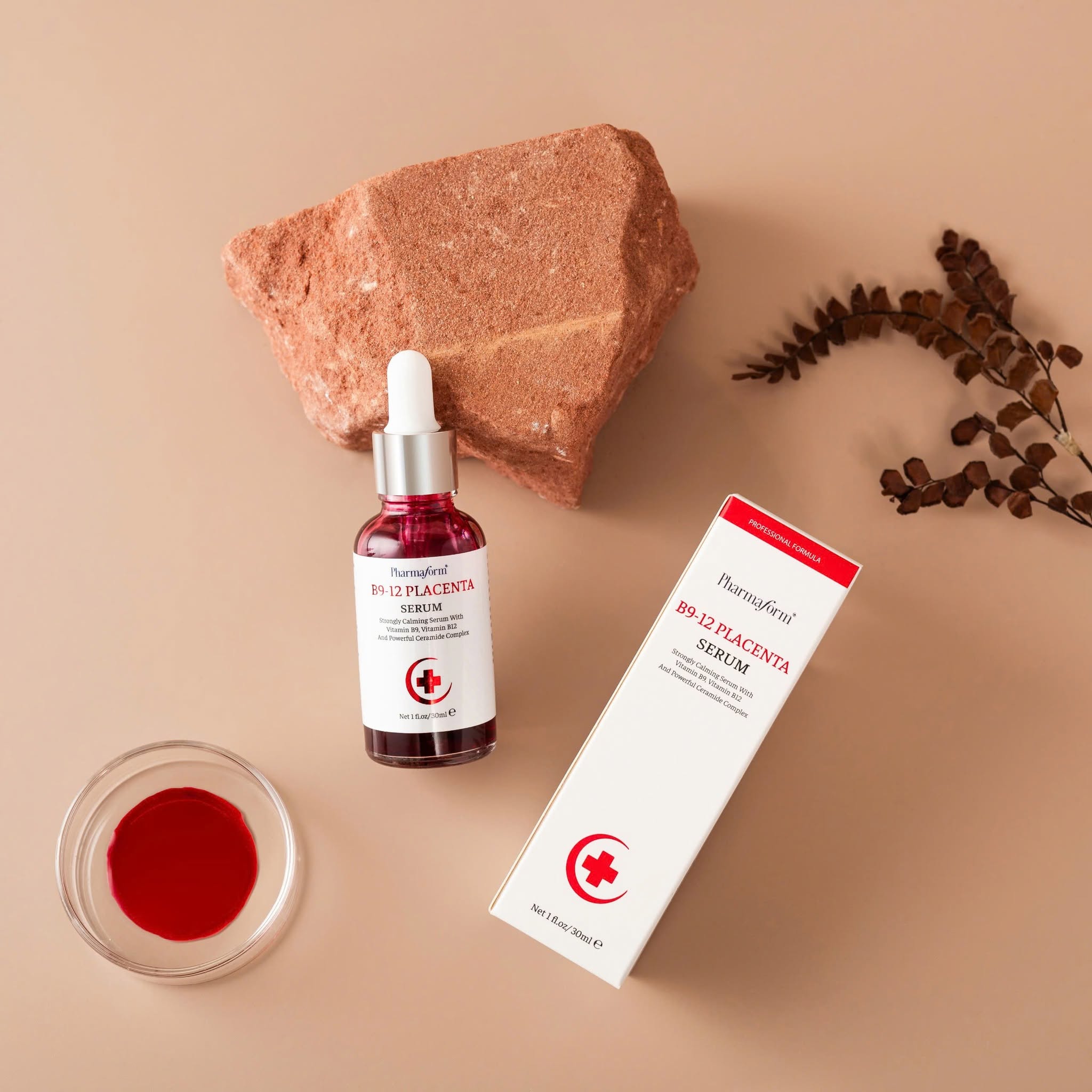 Tinh chất phục hồi da nhạy cảm tổn thương Pharmaform B9-12 Placenta Serum