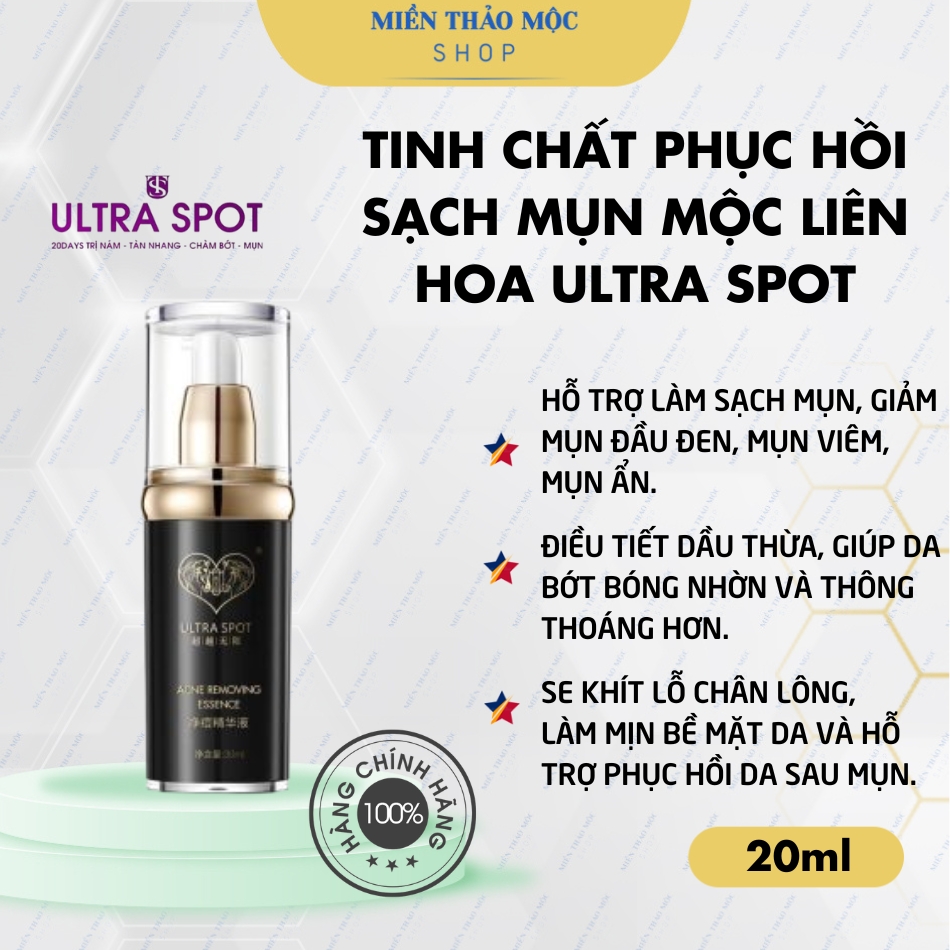Tinh chất phục hồi sạch mụn Mộc Liên Hoa Ultra Spot
