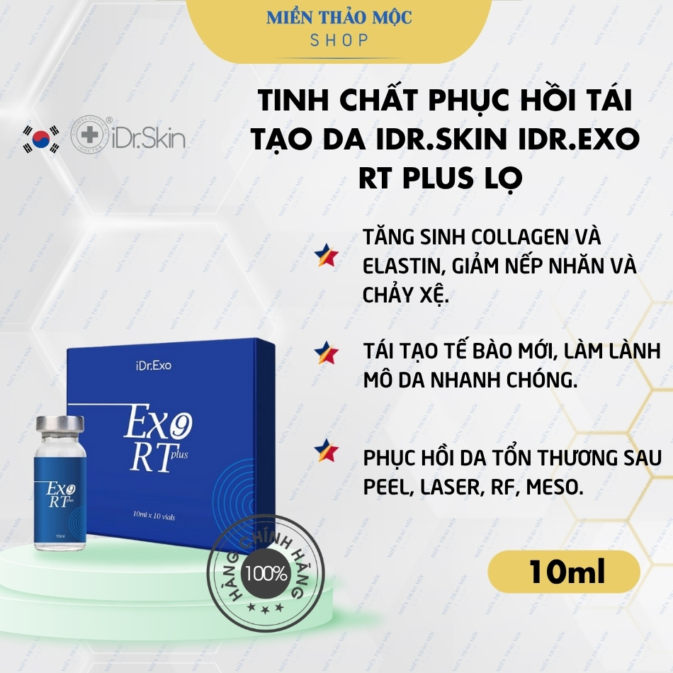 Tinh chất phục hồi tái tạo da iDr.Skin iDr.Exo RT Plus 10ml