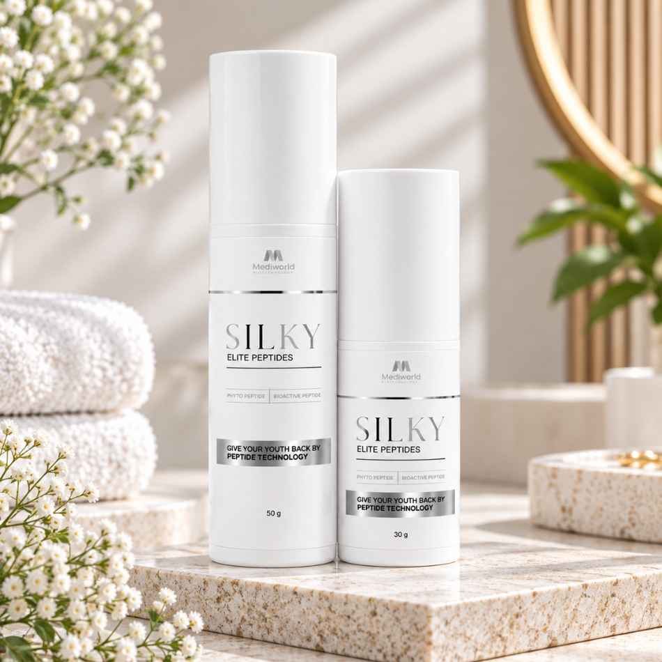 Tinh chất phục hồi xoá nhăn chống lão Mediworld Mediworld Silky Elite Peptides