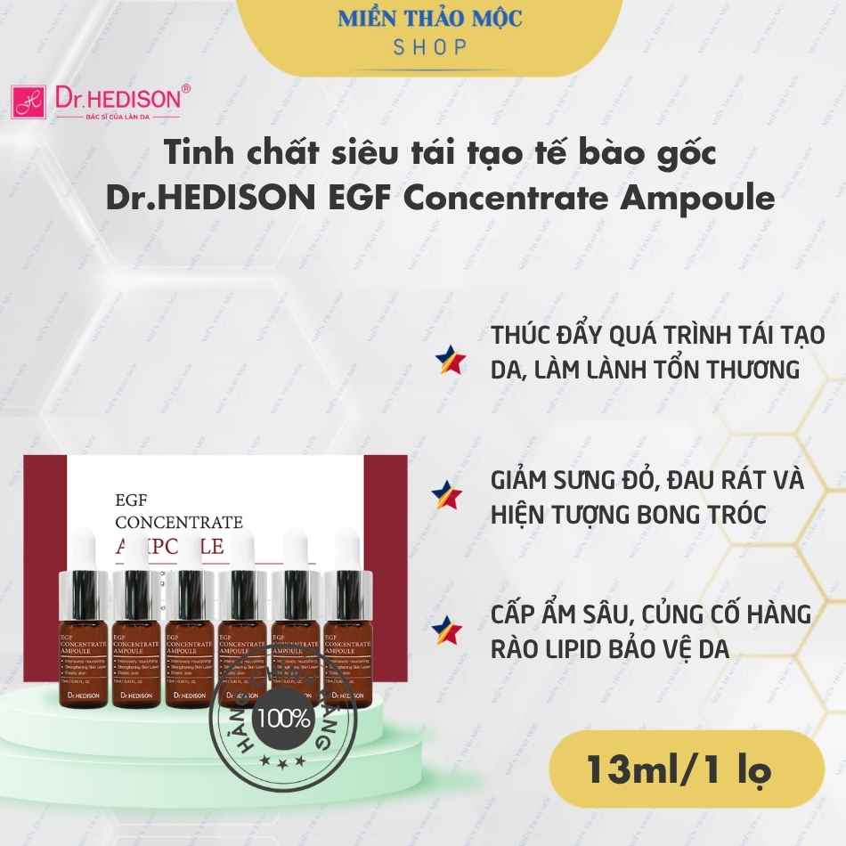 Tinh chất siêu tái tạo tế bào gốc Dr.HEDISON EGF Concentrate Ampoule