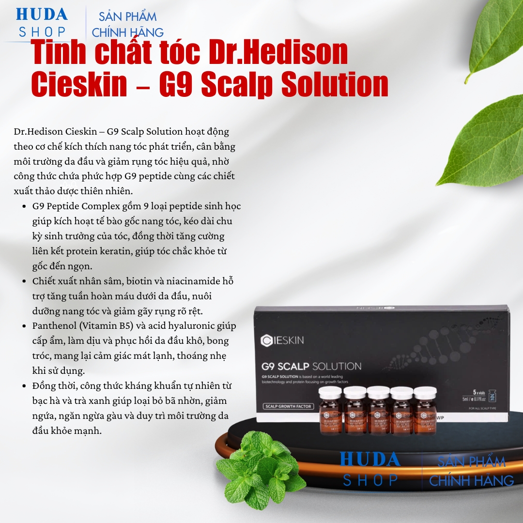 Tinh chất tóc Dr.Hedison Cieskin - G9 Scalp Solution