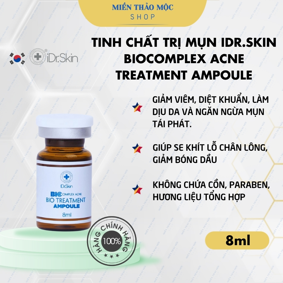 Tinh chất trị mụn iDr.Skin BioComplex Acne Treatment Ampoule