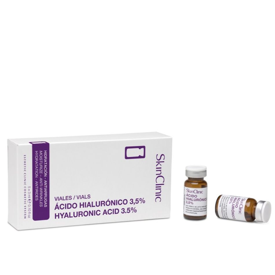 Tinh chất vial giữ ẩm làm mờ nếp nhăn ngăn ngừa sẹo SkinClinic Hyaluronic Acid 3,5%