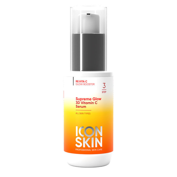 Tinh chất vitamin cải thiện chống lão hoá da Icon Skin Supreme Glow 3D Vitamin C Serum