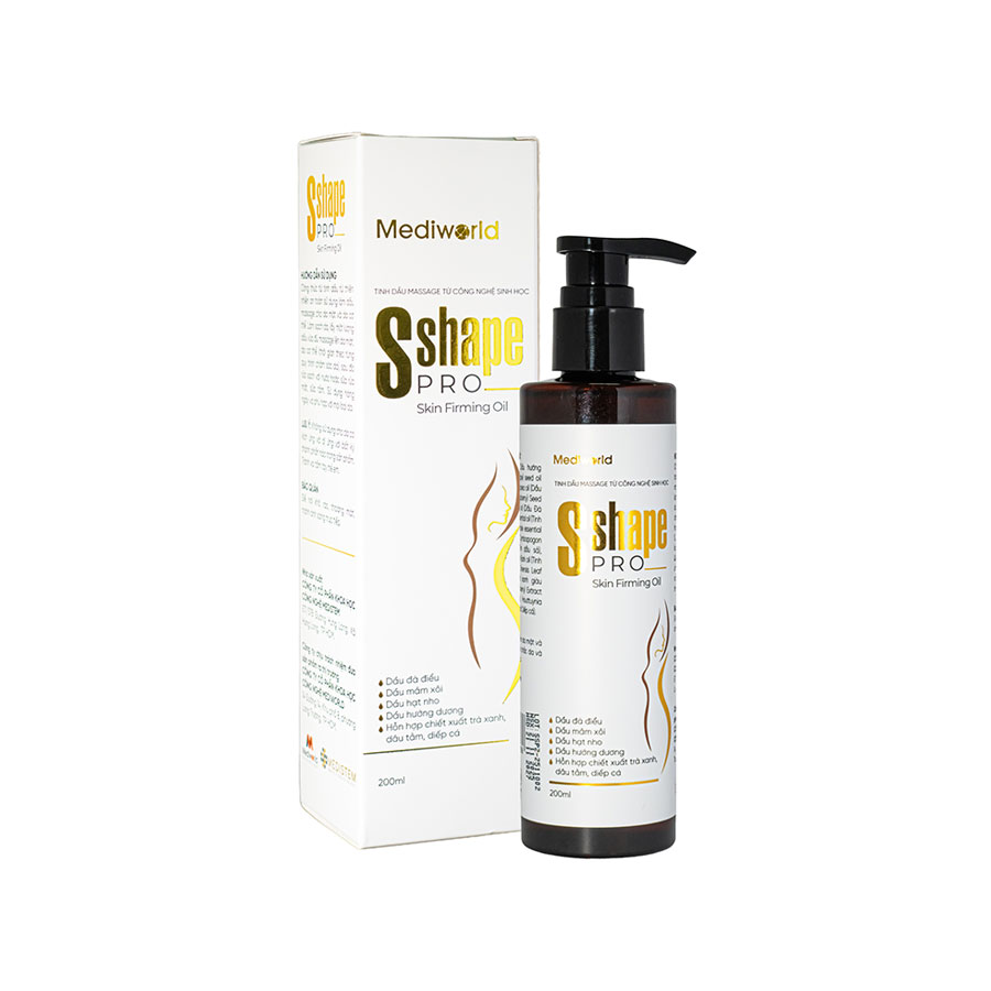 Tinh dầu Massage cho mặt và body Mediworld S Shape Pro Skin Firming Oil