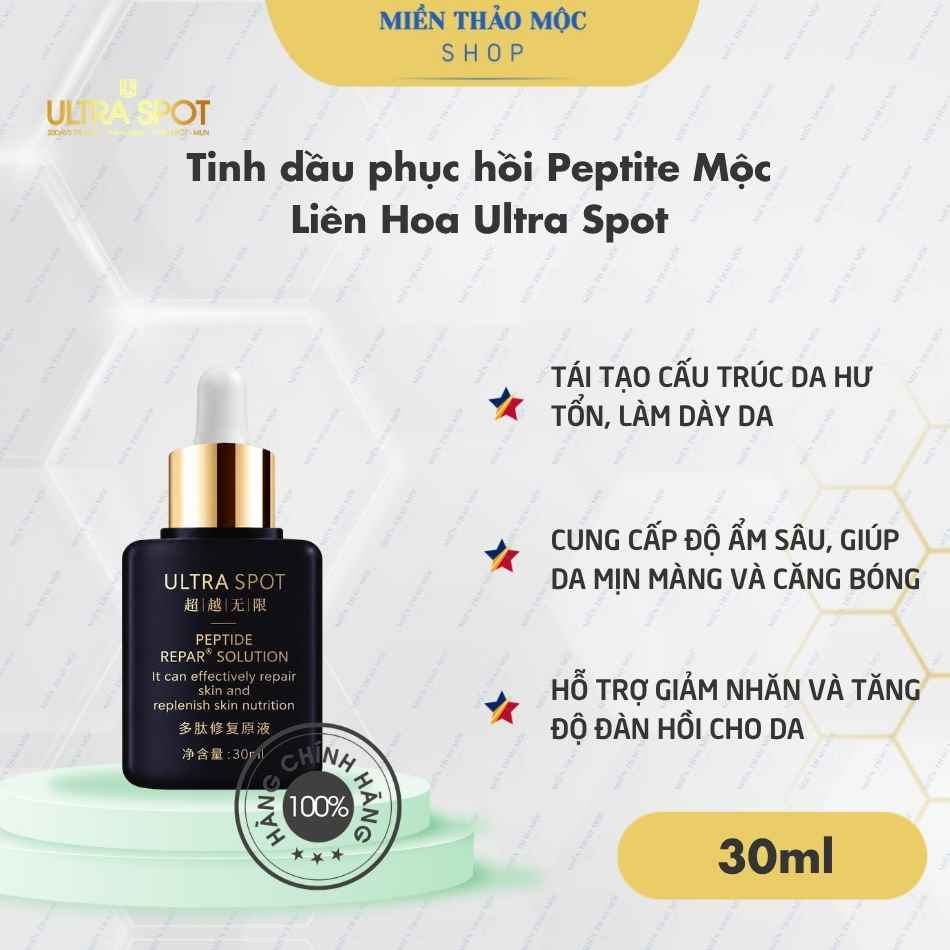 Tinh dầu phục hồi Peptite Mộc Liên Hoa Ultra Spot