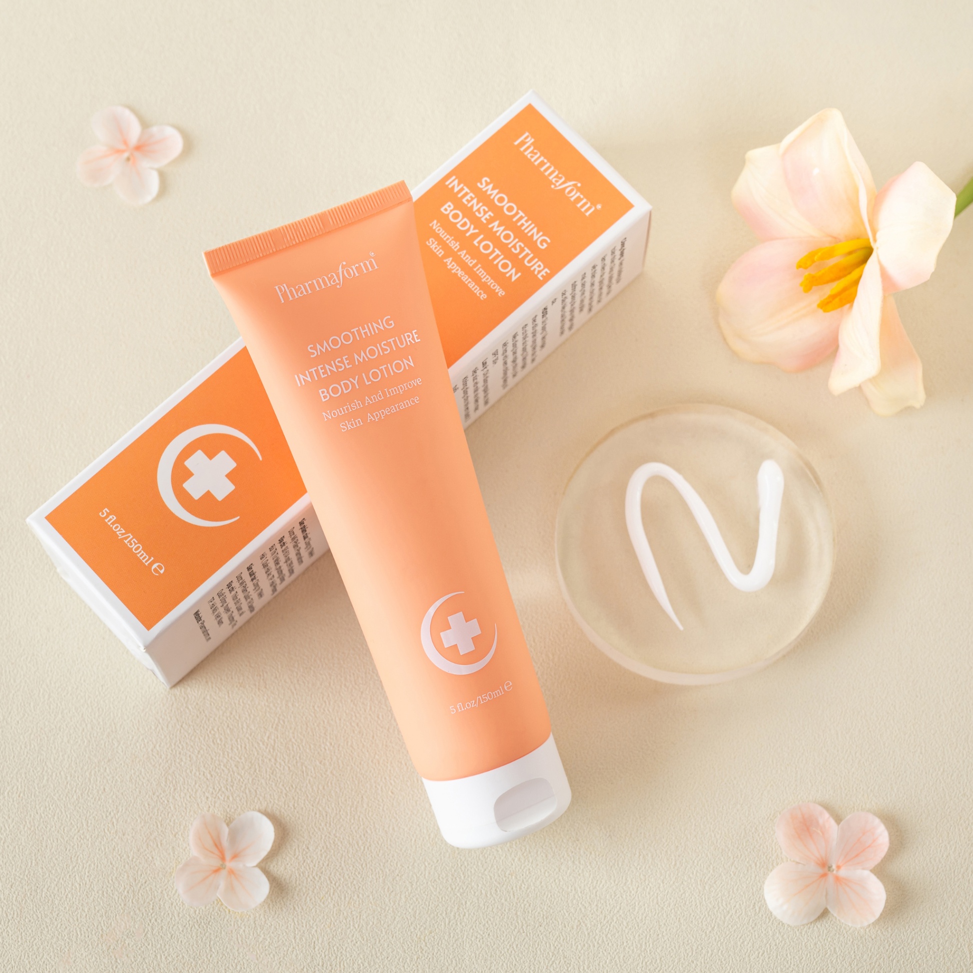 Kem-Duong-The-Duong-Am-Va-Giam-Viem-Nang-Long-Mun-Co-The-Pharmaform-Smoothing-Intense-Moisture-Body-Lotion-150ML_Kem Dưỡng Thể Dưỡng Ẩm Và Giảm Viêm Nang Lông, Mụn Cơ Thể Pharmaform Smoothing Intense Moisture Body Lotion 150ML.jpg