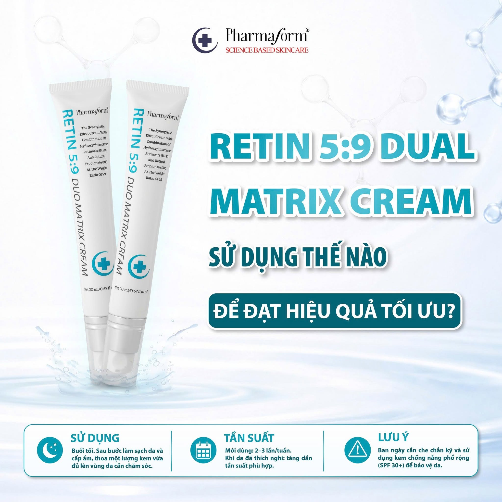 Kem Hỗ Trợ Tái Tạo Bề Mặt Da, Cải Thiện Nếp Nhăn Và Độ Đàn Hồi Pharmaform Retin 5 9 Duo Matrix Cream 2.jpg