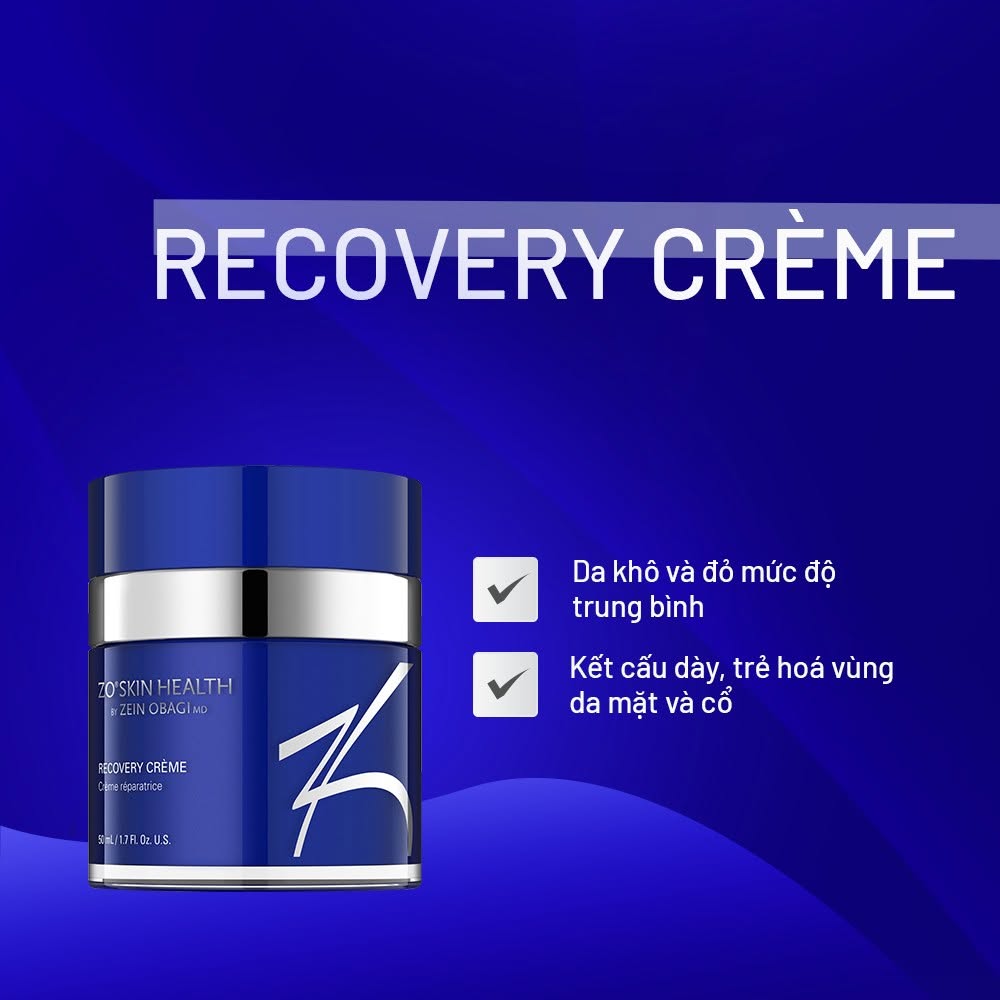 Kem cấp ẩm làm dịu cho da khô, nhạy cảm ZO® Skin Health Recovery Crème.jpg