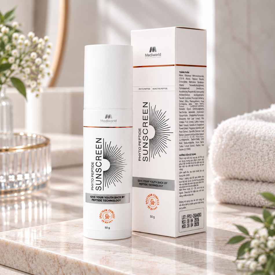 Kem chống nắng dưỡng ẩm, hỗ trợ bảo vệ da và chống ánh sáng xanh Mediworld Cellcos Phyto Peptide Sunscreen (1).jpg