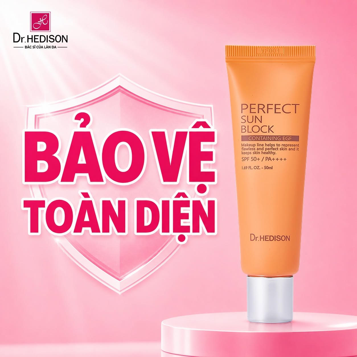 Kem chống nắng không trôi Dr.Hedison Perfect Sun Block SPF50+ PA++++ 50ml – Bảo Vệ Toàn Diện, Kháng Nước Và Dưỡng Da Mỗi Ngày 3.jpg