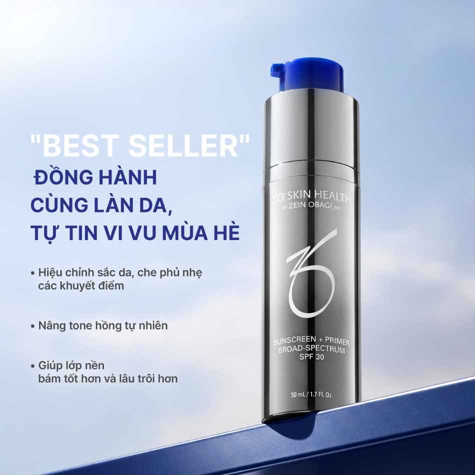 Kem chống nắng kiêm kem lót làm mịn da ZO® Skin Health Sunscreen + Primer Broad Spectrum SPF 30.jpg